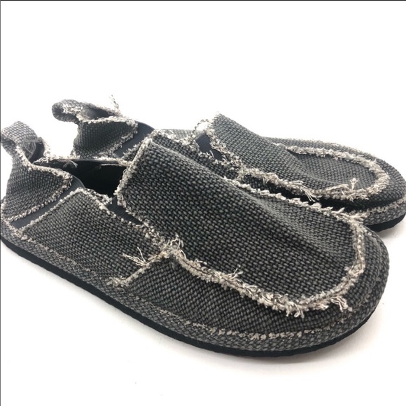 OP Shoes - Op slip on gray distressed flat shoes